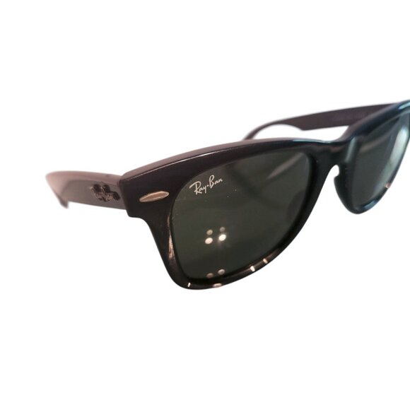 Ray Bans Black Wayfarer Sunglasses - Picture 2 of 11